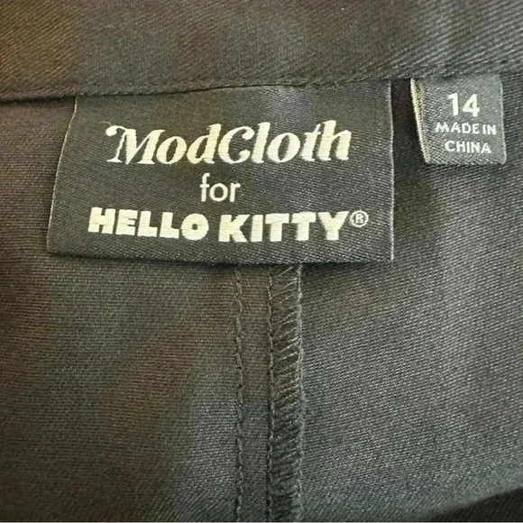 ModCloth X Hello Kitty Forever My Sweetheart Wide-Leg Pants size 14 - Picture 7 of 7